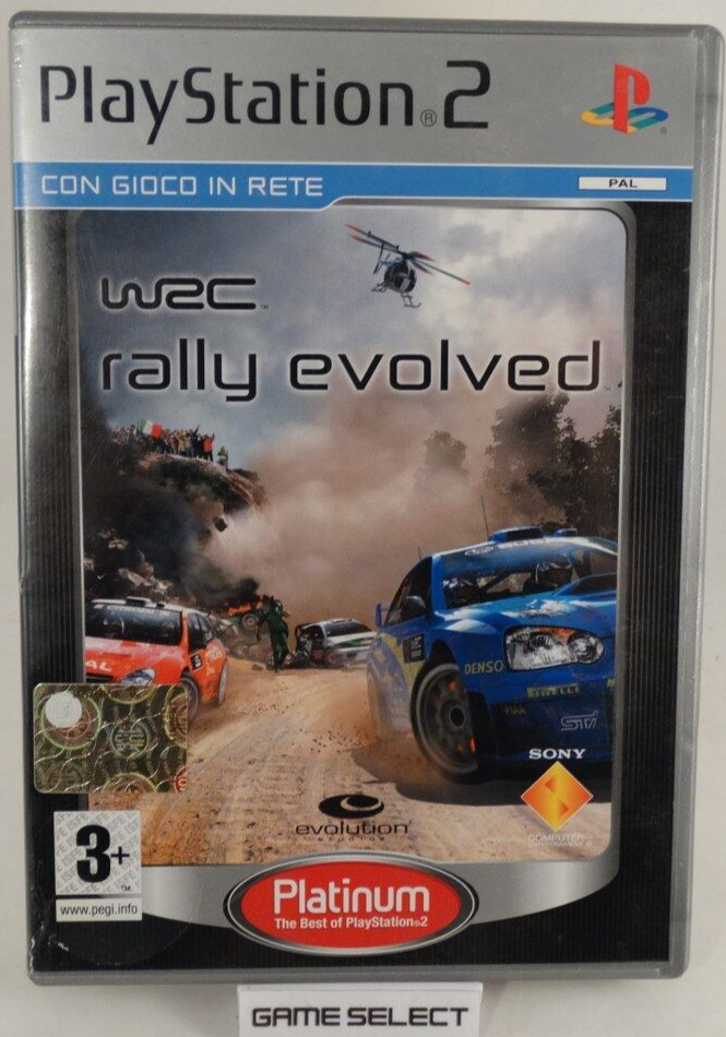 WRC RALLY Evolved WORLD CHAMPIONSHIP ps2 playstation 2 pal - - Complet