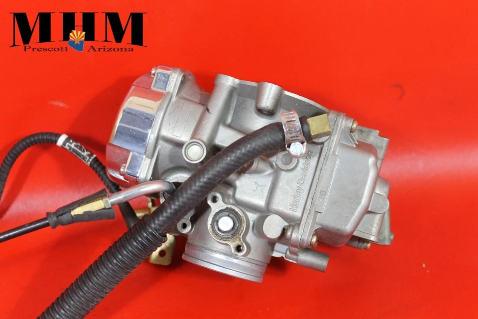 2003 HARLEY-DAVIDSON SOFTAIL DEUCE FXSTD CARB CARBURETOR KNOWN GOOD 27429-00B - Image 3 of 4