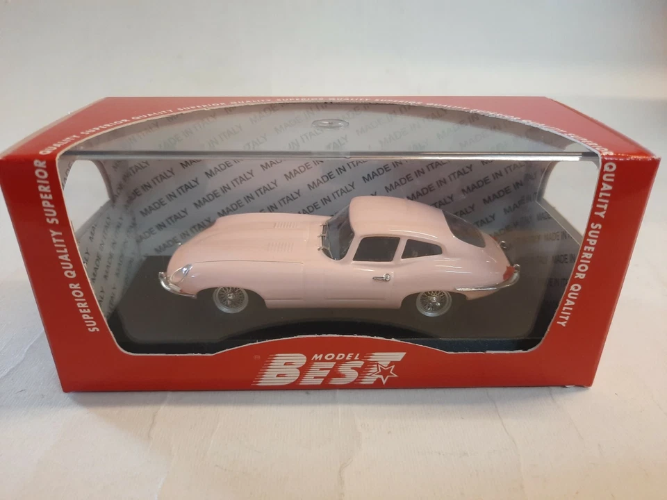 Best Jaguar E-Type Coup� rosa pink Rita Pavone personal car 1/43 9624 - Immagine 2 di 3