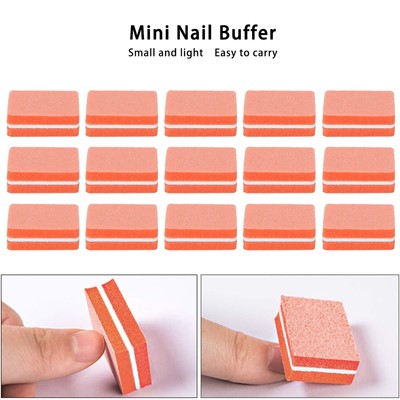 30pcs Mini Nail Buffer Professional Portable Home Salon Nail Buffing Sanding HAO