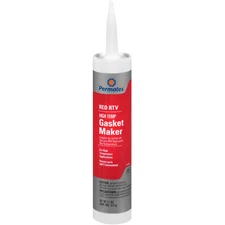 Permatex High-Temp Red RTV Silicone Gasket Maker 81409 Pack of 1 11oz Cartridge