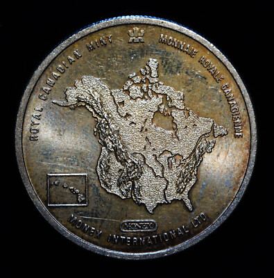 1982 Royal Canadian Mint Monex Eagle 1oz 999 FINE Silver art bar