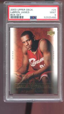 2003-04 Upper Deck Box Set #29 Lebron James ROOKIE RC PSA 9 Graded 
