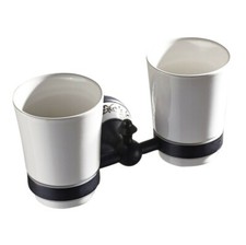 Oil Rubbed Bronze Double Tumbler Holder Cup  Tumbler Holders Toothbrush Holder