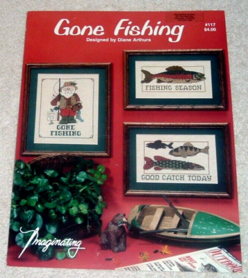 Gone Fishing by Diane Arthurs Counted Cross Stitch Pattern Graph Chart
