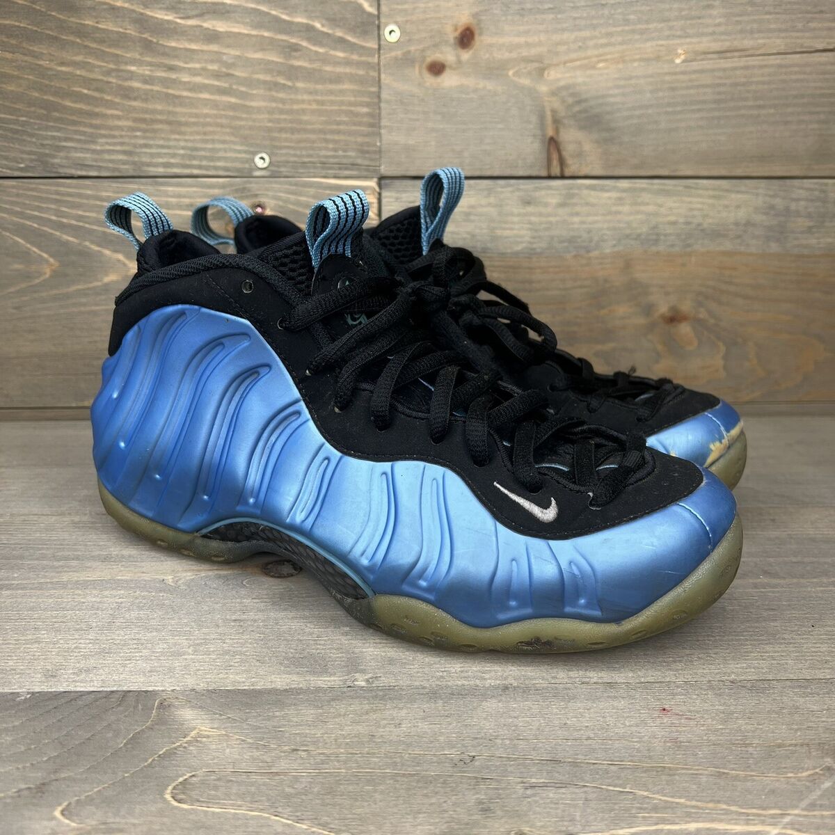 Nike Air Foamposite One University Blue Black White 314996 Nike Air Foamposite One University Blue Black White 314996