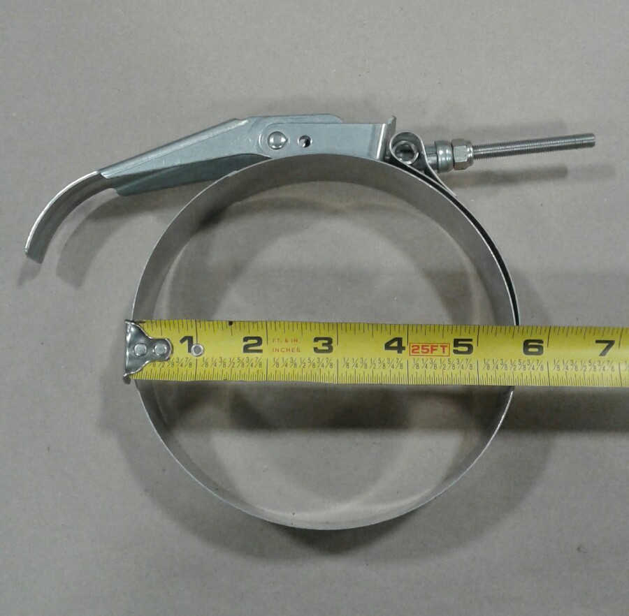 Lot Of 5 Clampco 6" Band Clamp T Bolt Quick Release MS21920