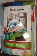 Cocomelon Twin/Full Comforter 72x86" Kids Oeko-Tek New Franco  Sons