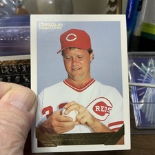 1993 Topps Gold Cincinnati Reds Baseball Card #733 Tom Browning