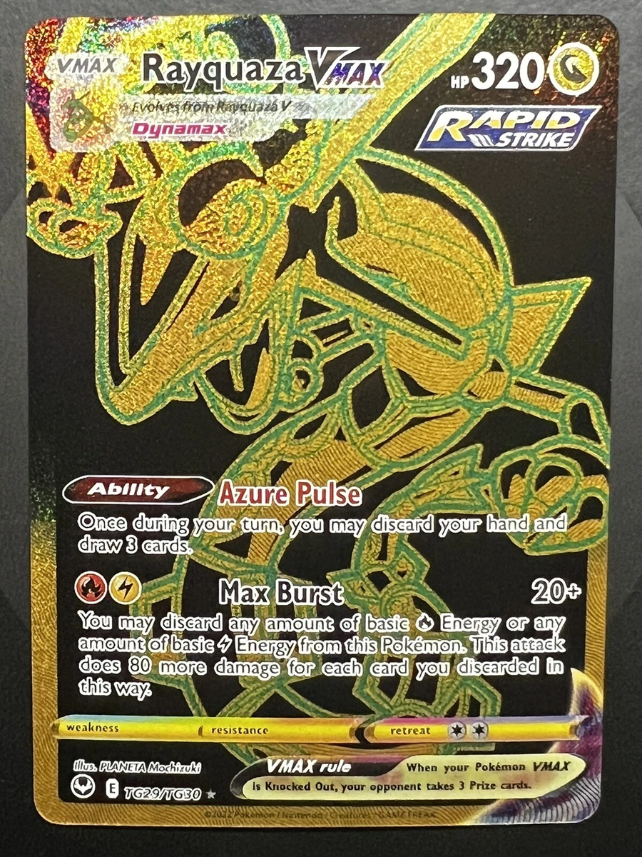 NM Pokemon Silver Tempest Rayquaza VMAX Secret Trainer Gallery