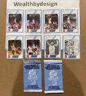 8 MINT MICHAEL JORDAN 1989 COLLEGE ROOKIE NORTH CAROLINA CARDS SET+ 2 1990 Packs