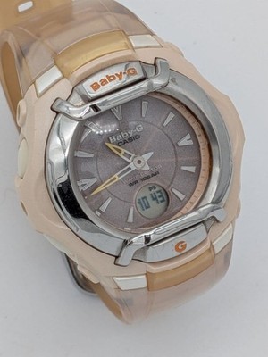 CASIO BABY-G BGT-3000 Tripper Wave Solaruhr Grün Beige Kautschukband
