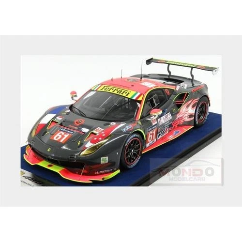 1:18 Looksmart Ferrari 488 Gte 3.9L Turbo V8 Clearwater Le Mans 2017 LS18LM013 M - Image 2 of 2