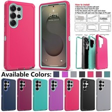 Case For Samsung Galaxy S25 Ultra Cover Heavy Duty Shockproof Matte PhoneCase