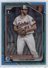 2024 Bowman Draft Chrome Sky Blue Refractor Chase Allsup #BDC-123 6u5