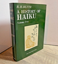A History of Haiku Volume 2 by R. H. Blyth - 1998 8th printing PB - VGC
