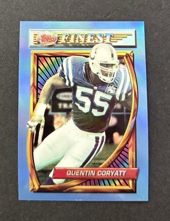 1994 Topps Finest QUENTIN CORYATT Refractor #166