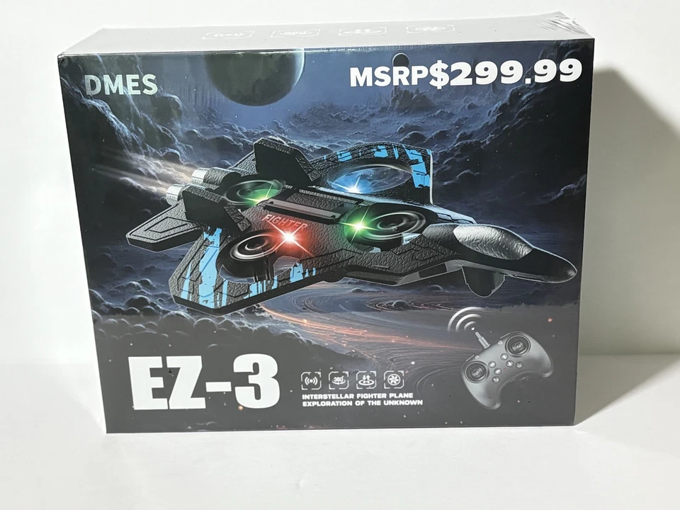 DMES EZ-3 Interstellar Fighter Plane Drone and YOMI drone avoid obstacles Drone - Image 3 of 4