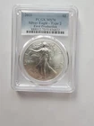 2021 MS70 SILVER EAGLE P MINT GRADED PCGS 1$ DOLLAR 90% AG COIN TYPE 2