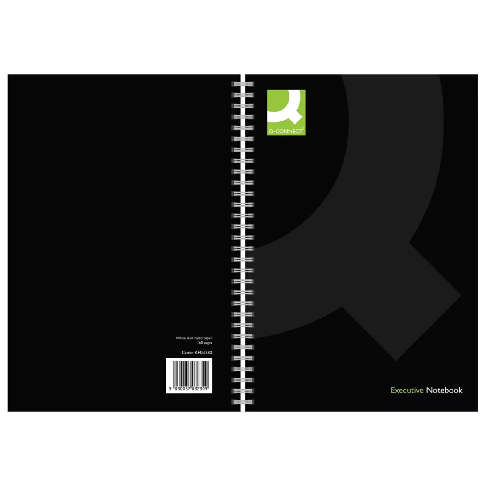 Pack of 3 A5 Black Polypropylene Wirebound Books - Image 3