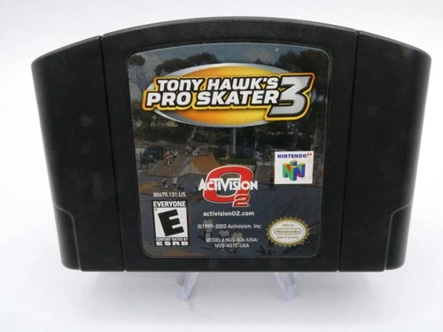 Tony Hawks Pro Skater 3 Nintendo 64 N64 Authentic Cartridge Only Cart