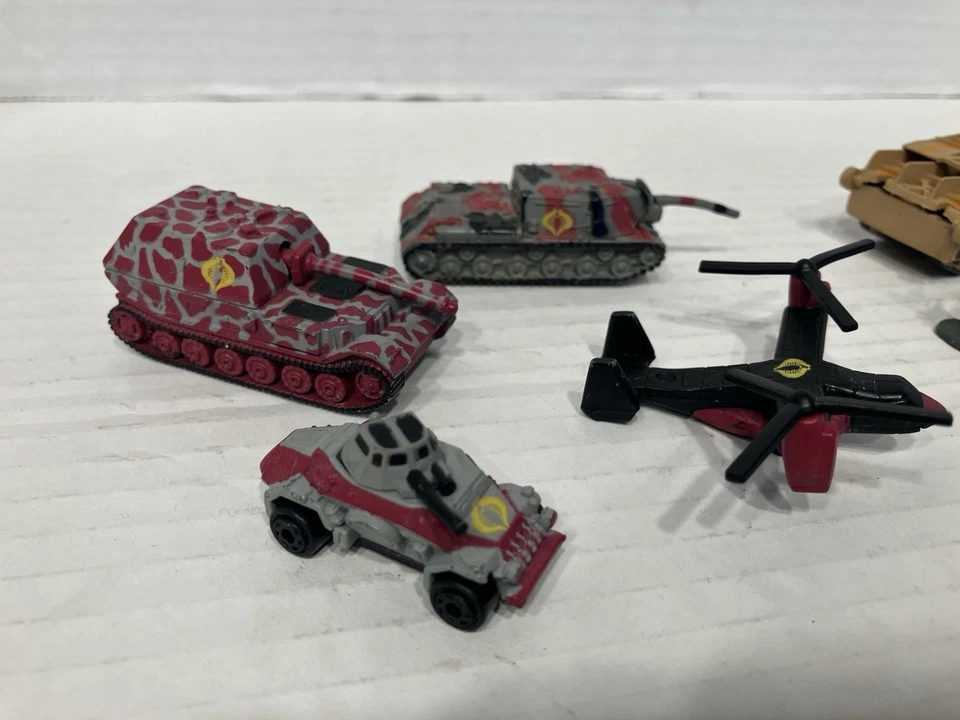 GI Joe Micro Machines Cobra Lot Of 7, Elefant, V-22 Osprey,BRDM2 AT5,Sturmtiger. - Image 3 of 4