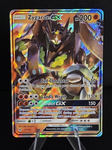 Zygarde GX 73/131 Holo GX Rare Forbidden Light Pokemon