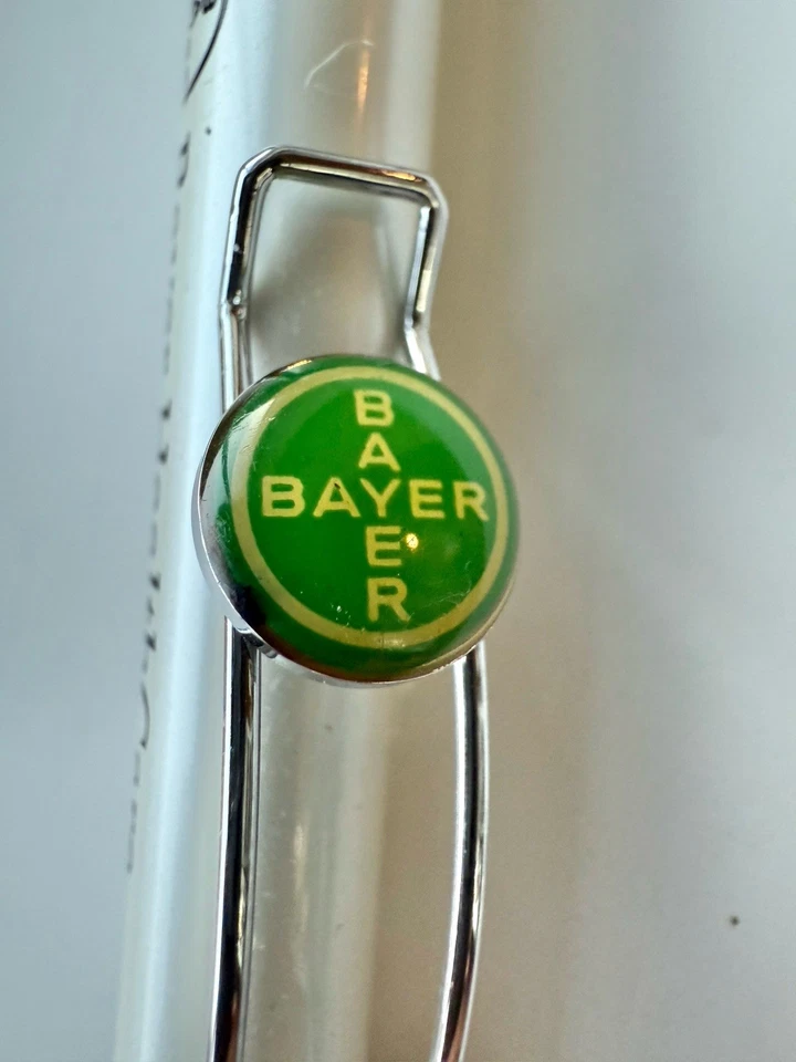 Vintage Bayer Healthcare Ballpoint Pen pharmaceuticals Logo Promotional - Image 2 of 4