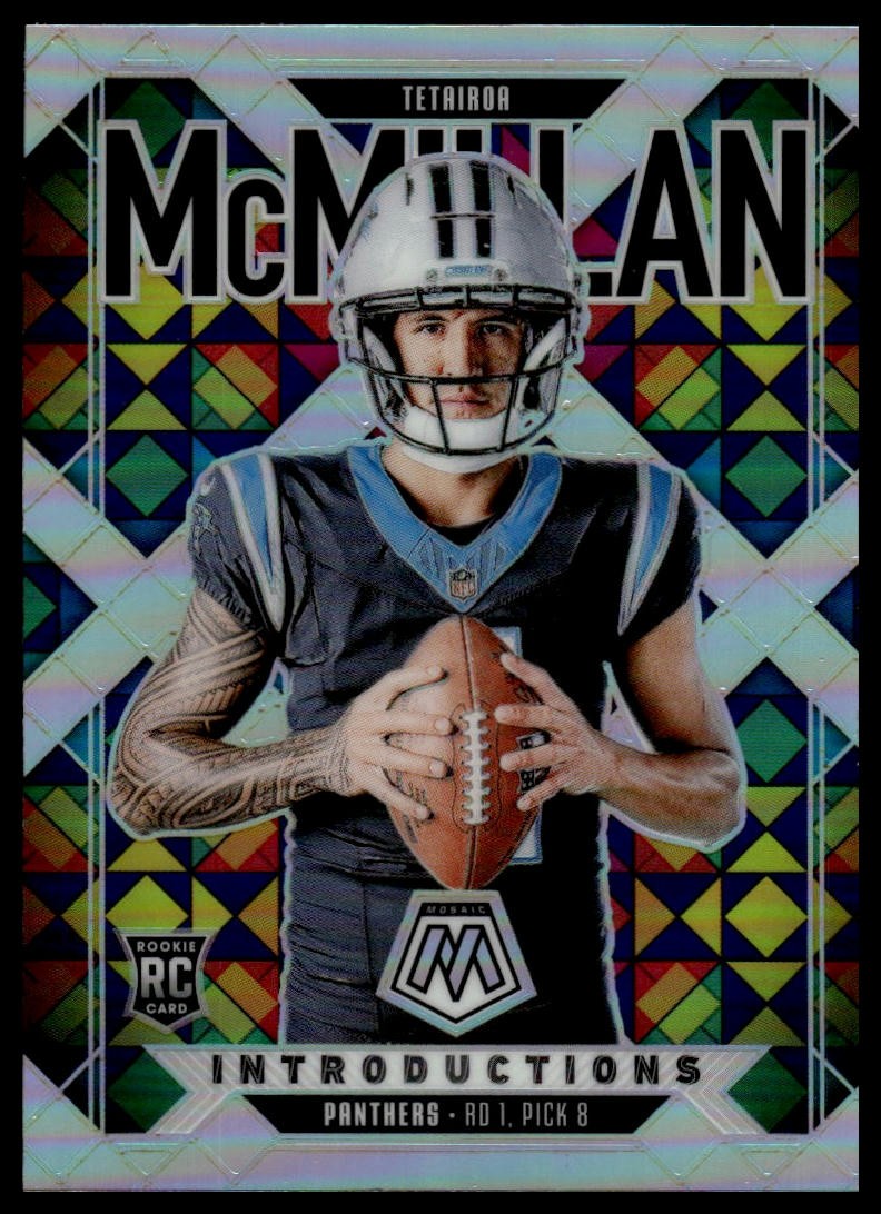 2025 Panini Mosaic Tetairoa McMillan #8 Introductions Silver