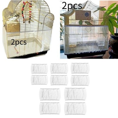 2x Vogelkäfignetzabdeckungen Birdcage Guard Neting Covers für Lovebirds