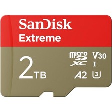 SanDisk microSD 2TB UHS-I U3 V30 Memory Card NEW