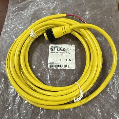 Omron Y96E-53SA12, 3-Pin Cable Cordset, Brad Harrison, Woodhead