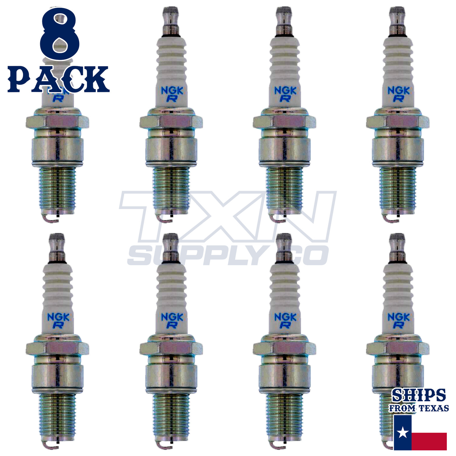 NGK 3130 Spark Plugs 8 Pack