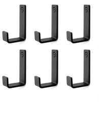 Robe & Towel Hook, 6 Pack Heavy Duty Stainless Steel Outdoor Wall Hooks for H...