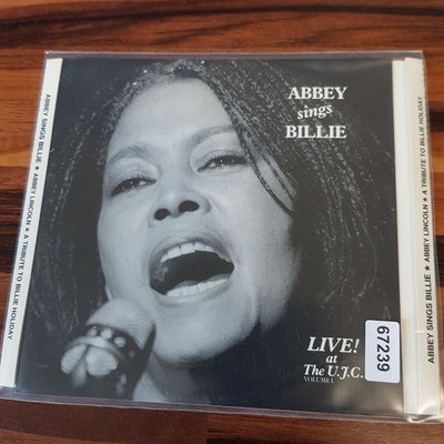 ABBEY LINCOLN abbey sings billie live at ujc vol. 1 RSA GERMANY VG+/VG+