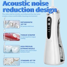 Ultrasonic Tooth Cleaner 3 Modes Electric Dental Plaque Calculus Stain Remover