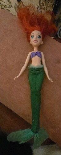 Disney Ariel Mermaid Doll 2015 Hasbro The Little Mermaid Good Condition Used