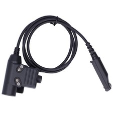 Tactical U94 PTT Adapter For UV-5R UV-9R GT-3WP Headset Mic