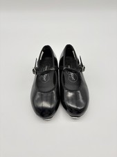 Revolution Black Patent Tap Shoes Girls Size 12.5 Child Medium Buckle Strap 501