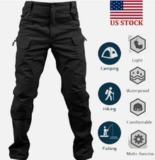 US Men Tactical Cargo Pants Soldier Work Combat Trousers Outdoor Straight-fit
