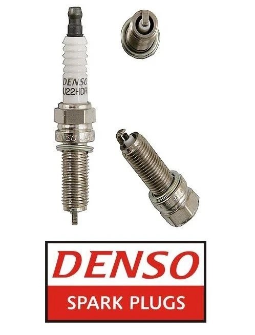 1x DENSO XU22HDR9 U Groove Electrode Resistor Spark Plug Smart Fortwo