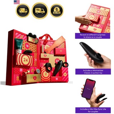 Sex Toy Advent Calendar 2025 Couples Adult Toy Kit Vibrator Bondage Lube