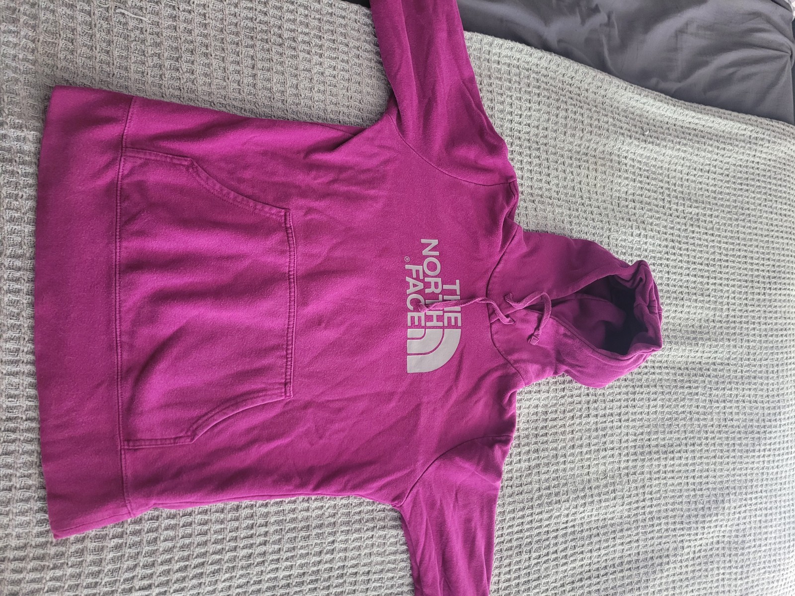 The North Face Hoodie Womens Size Medium Outdoor Big Logo Cotton Blend 