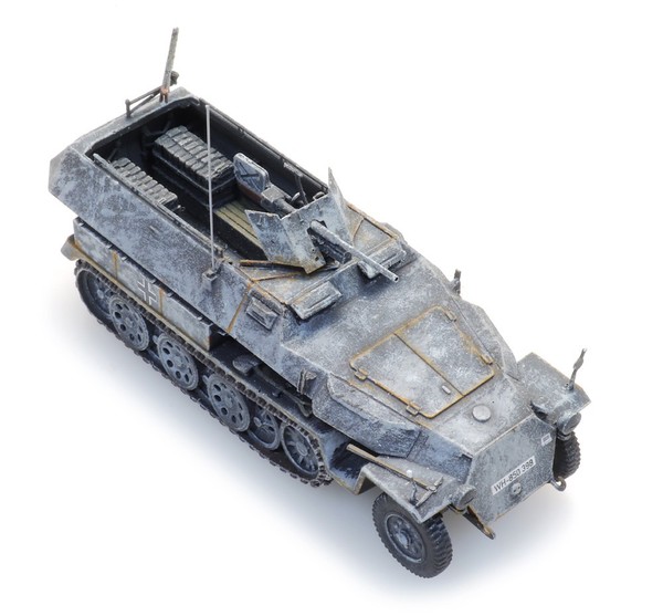 Artitec 6870527 H0 Wm Sd.Kfz. 251/10 Ausf. C, 3.7Cm Pak, Winter 1:87 Fertigmode-image