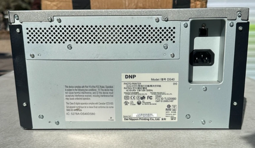 DNP DS40 Dye Sub Printer - Image 4 of 4