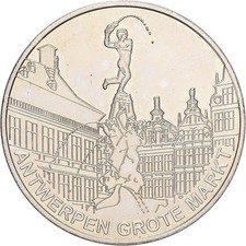 [#1527463] Belgium, Token, Grote Markt, Bruge, Copper-nickel, Belgian Heritage, 