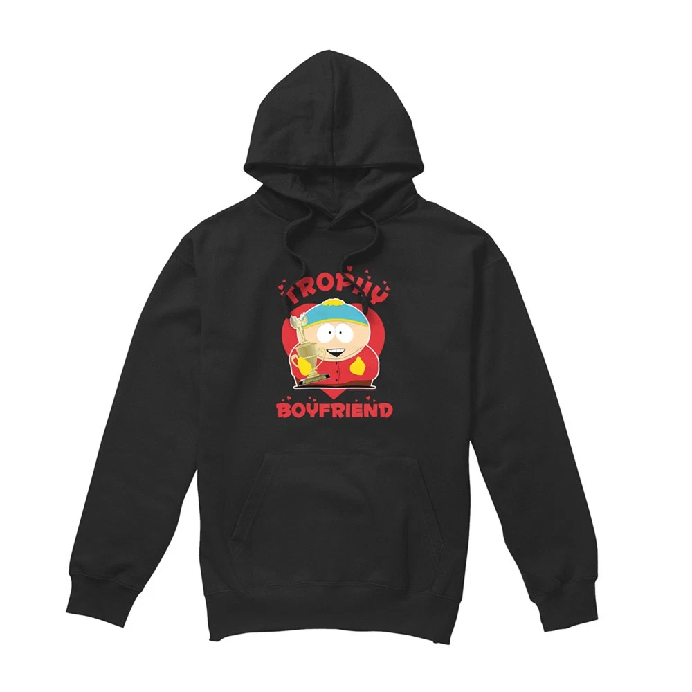 Felpa con cappuccio South Park San Valentino Cartman Trophy Boyfriend S 2XL Nero