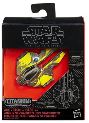 Star Wars Revenge of The Sith Black Series (2015) Titanium Anakin s Jedi Starfig