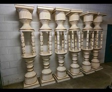 Indian Asian Mandap Wedding Pillars - Fibreglass - 6 Pillars