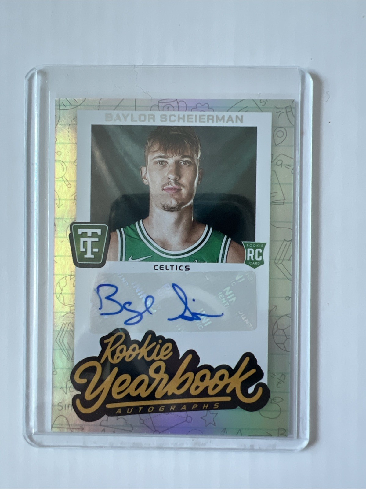 2024-25 BAYLOR SCHEIERMAN Panini Totally Certified Rookie Yearbook Auto Holo